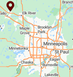 Map of Minneapolis area